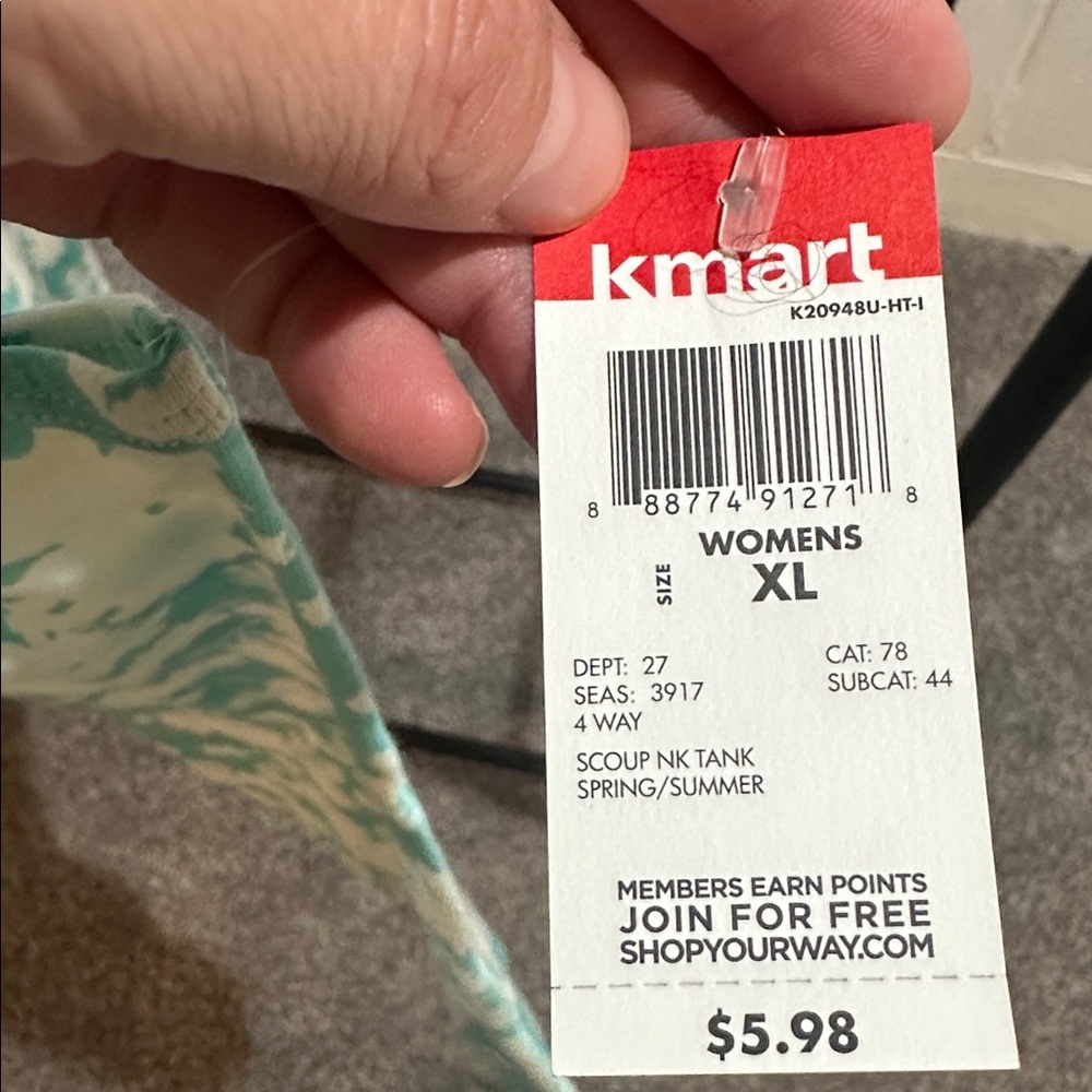 Kmart Women's XL Scoop Neck Tank